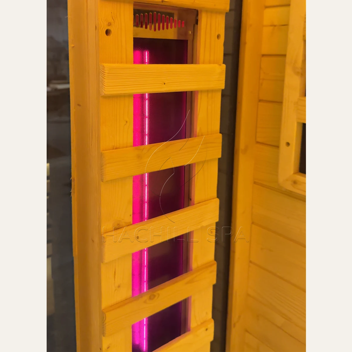 CS23 sauna infrared heating panel detail