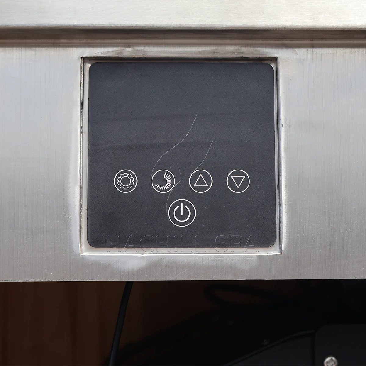 CT26 cold plunge control panel detail