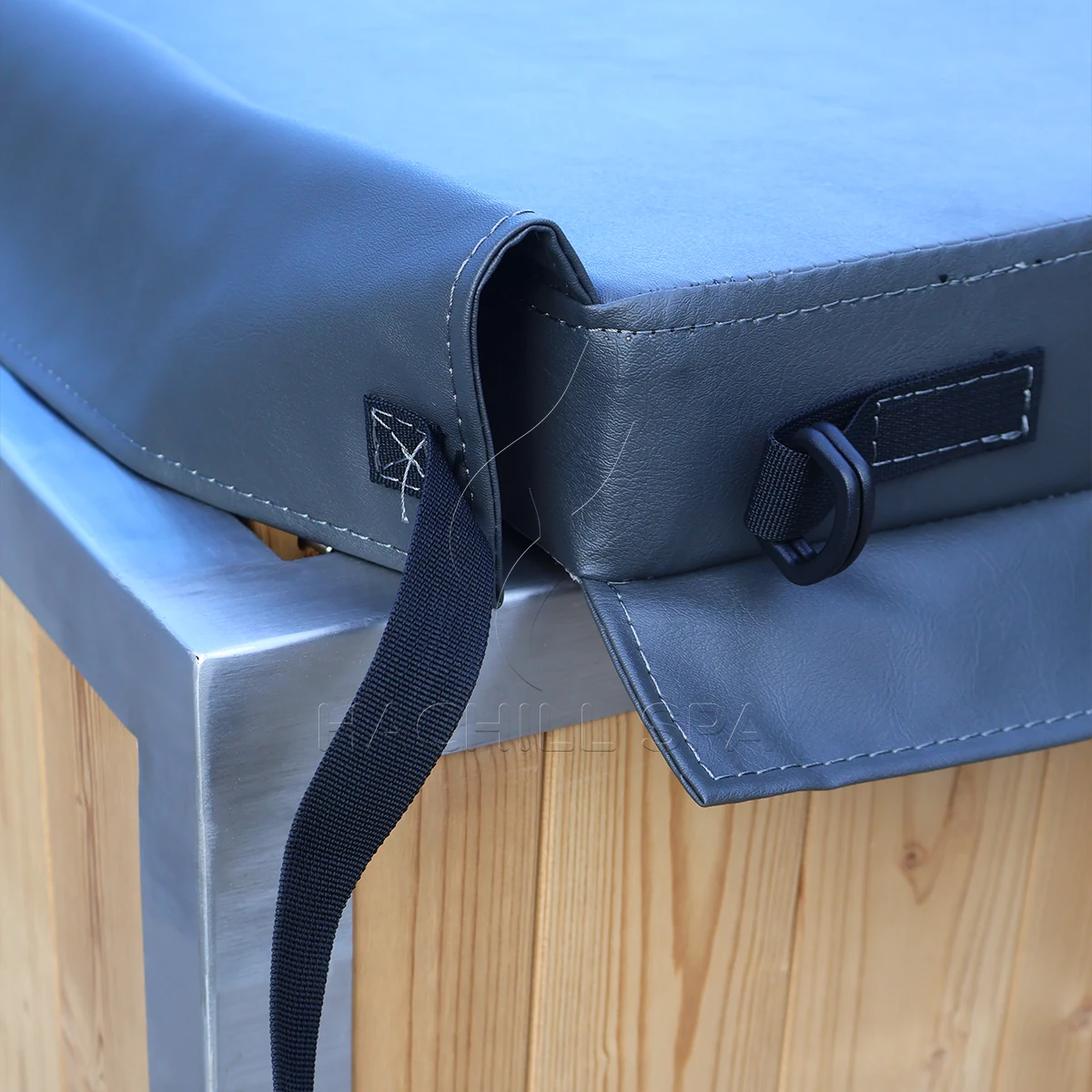 HT18 hot tub insulated cover strap detail