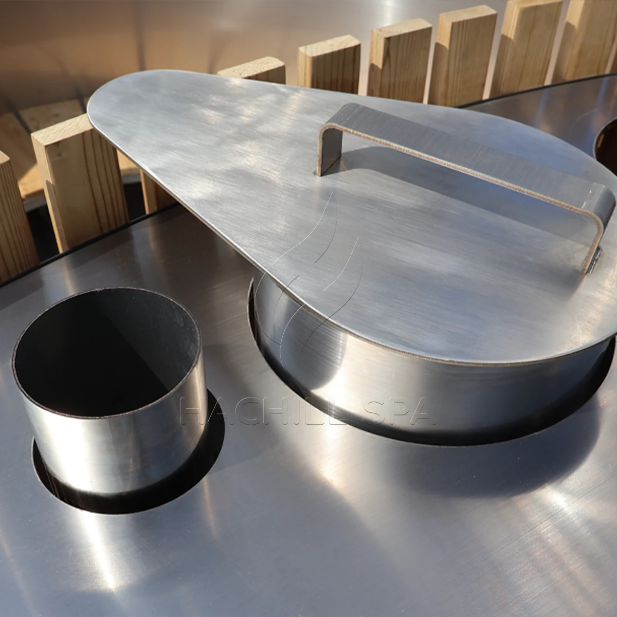 HT19 hot tub stove lid and accessories