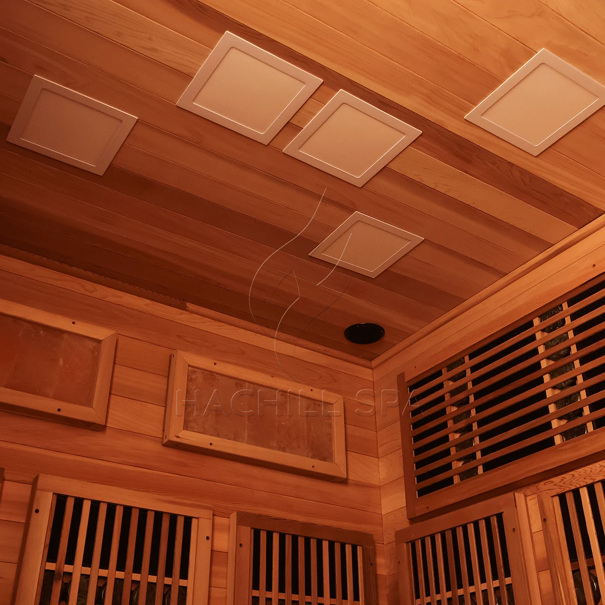 ID14L sauna ceiling heater panel layout