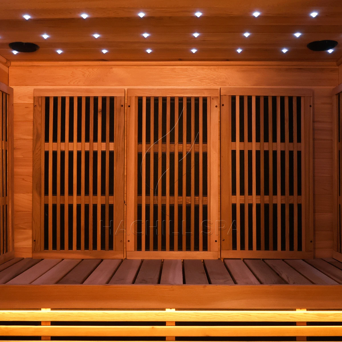 IR13 sauna infrared emitter wall layout